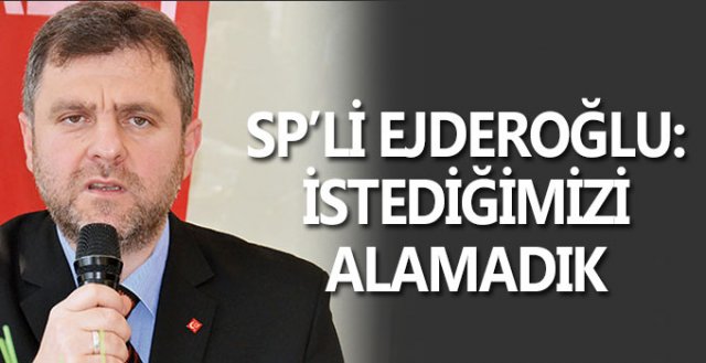 “İstediğimiz oy bu değildi”