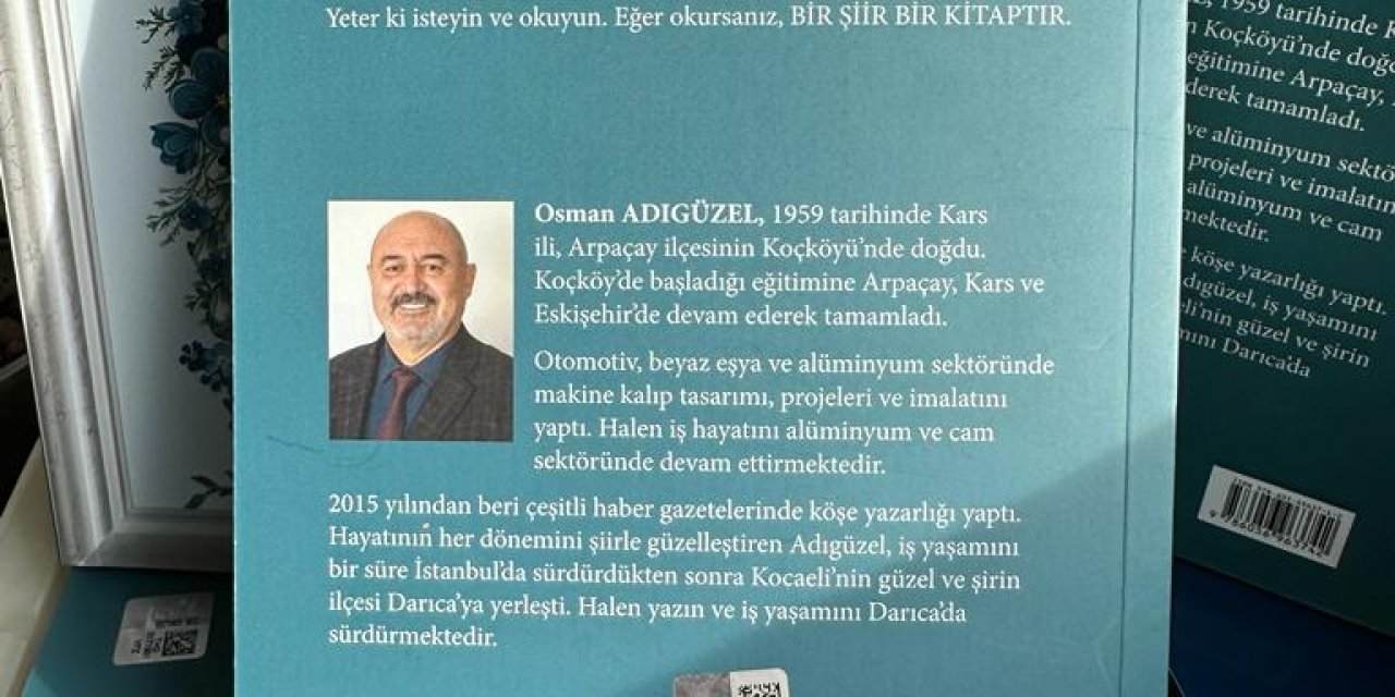 Şair Osman Adıgüzel’den yeni şiir kitabı