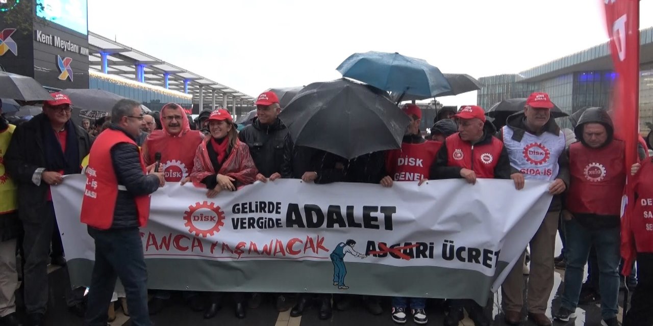 DİSK: “Gelirde adalet, vergide adalet”