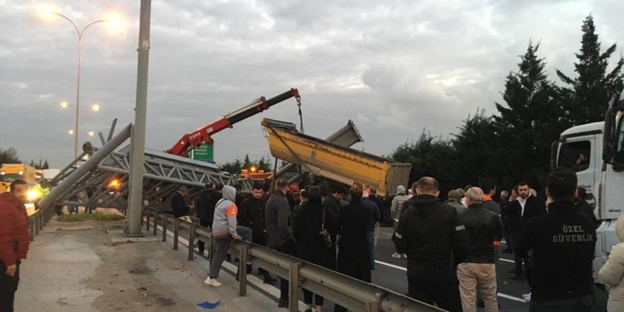 Ankara istikameti trafiğe kapandı