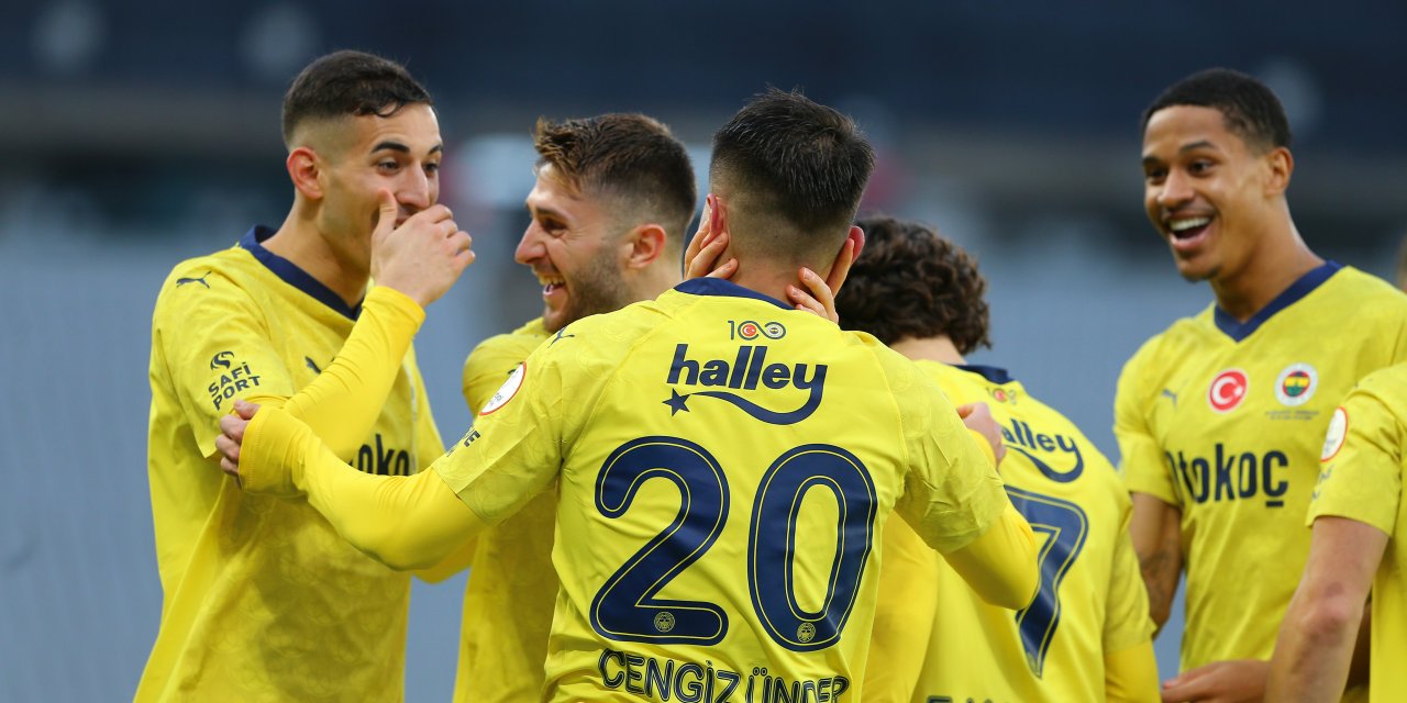 Fenerbahçe, bu sezon 3. kez 5 golle kazandı