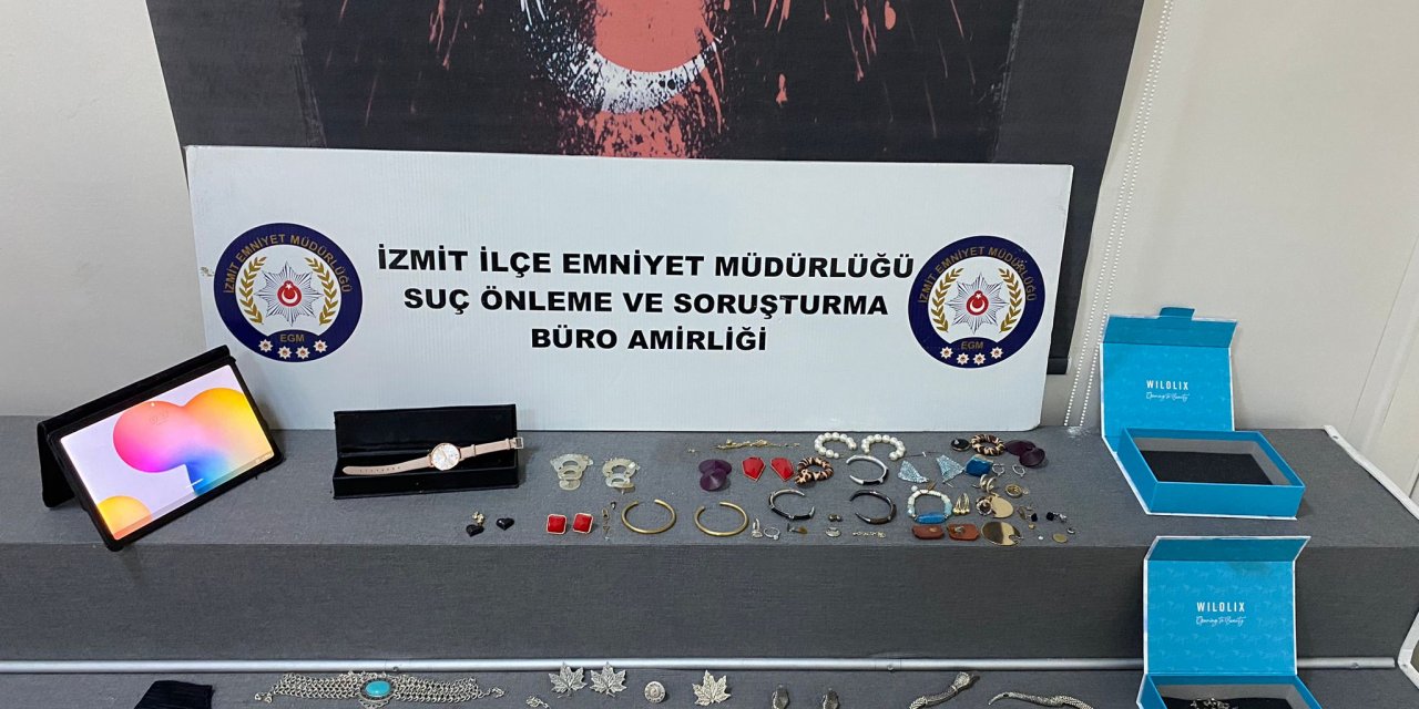 Hırsız ve erketesi yakalandı!