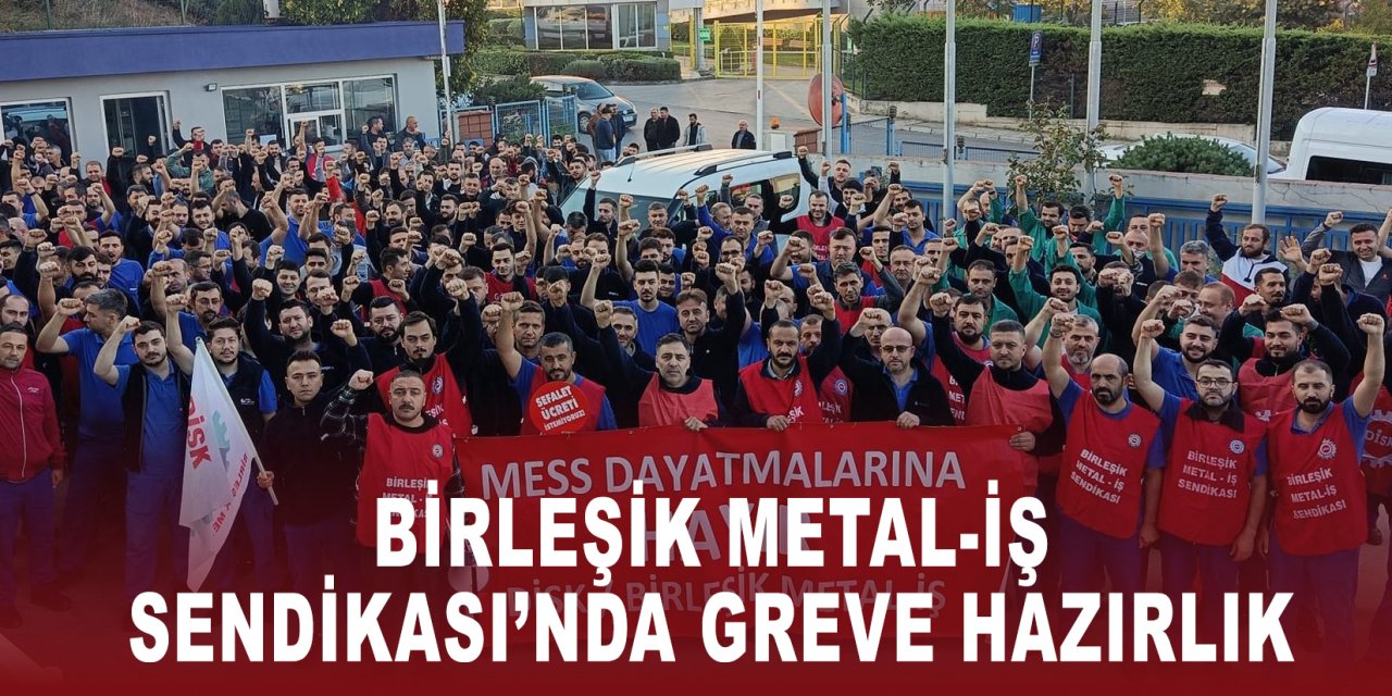 Birleşik Metal-İş Sendikası’nda greve hazırlık