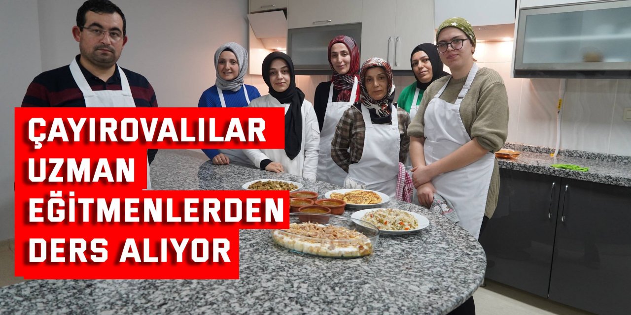 Çayırovalılar, uzman eğitmenlerden ders alıyor