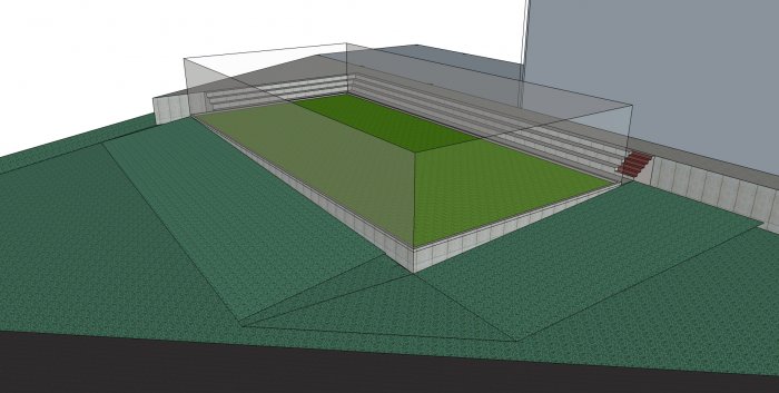 Cezaevi’ne sentetik futbol sahası