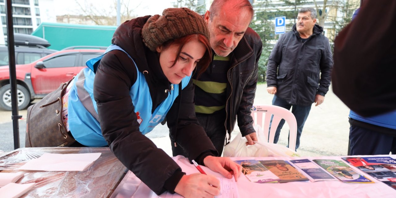 'Sen Anlat İzmit' Akarca Mahallesinde halkı