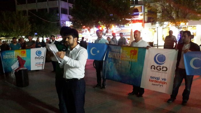 AGD üyeleri Çin zulmünü kınadı