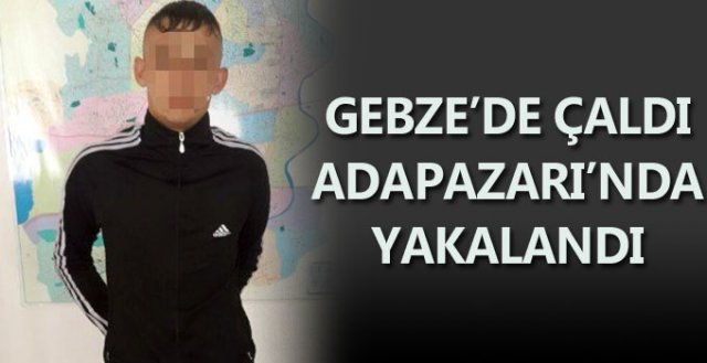 Hırsızlık zanlısı yakalandı