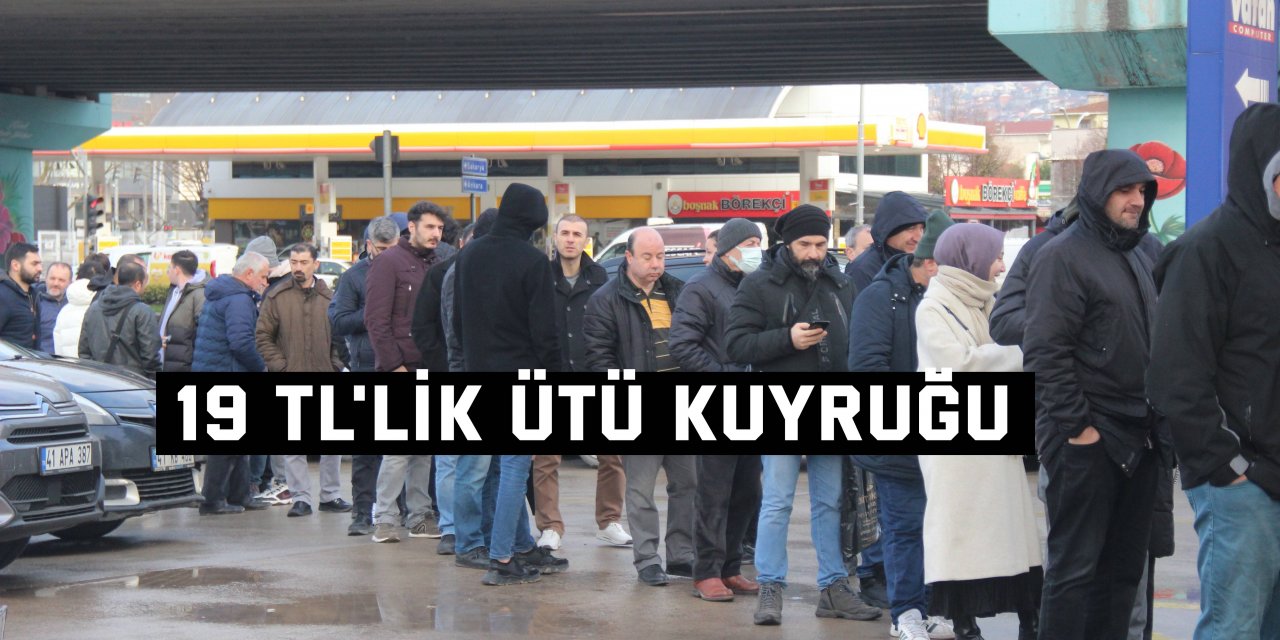 19 TL'lik ütü kuyruğu