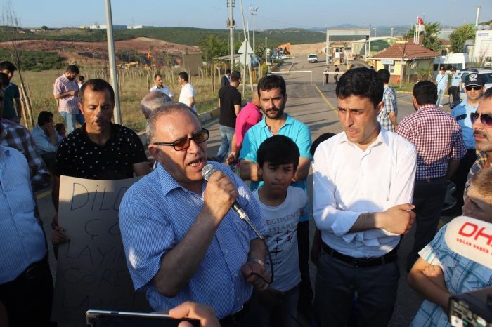 Dilovası’nda çöplük eylemi!