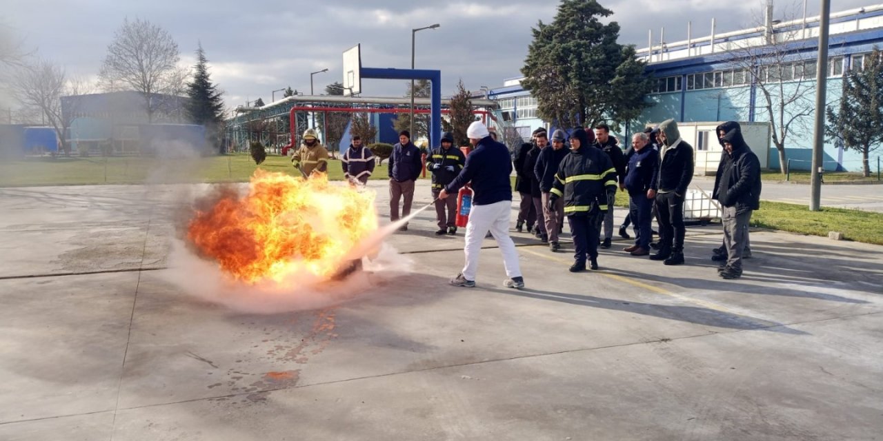 Büyükşehir İtfaiyesi’nden Tekirdağ’da eğitim