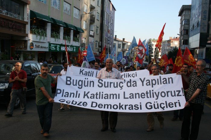 Suruç için yürüdüler