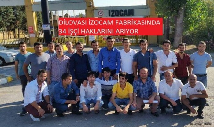 İzocam’da işçi eylemi