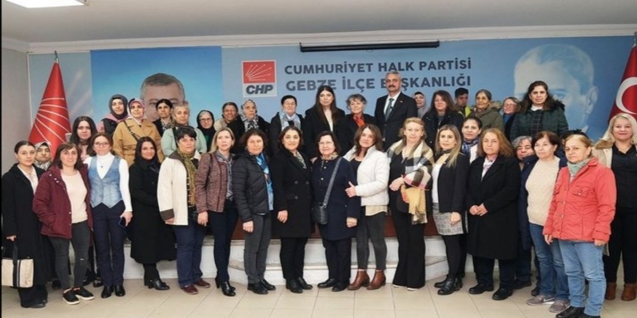 CHP  Büyükşehir Adayı Bilgin  Gebze’de 8 Mart etkinliğine katıldı