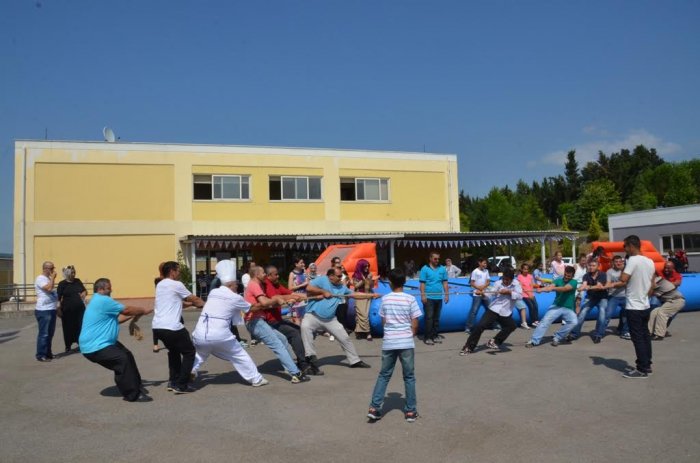 Eğlencede engel tanımadılar