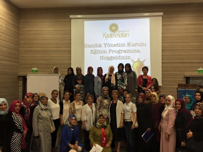 AK Kadınlar eğitimde buluştu