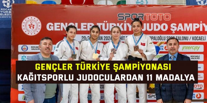 GENÇLER TÜRKİYE ŞAMPİYONASI  Kağıtsporlu judoculardan 11 madalya
