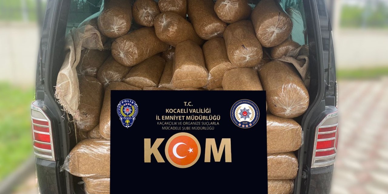 Kocaeli'de Kaçakçılık Operasyonu: 1 Ton Tütün Ele Geçirildi