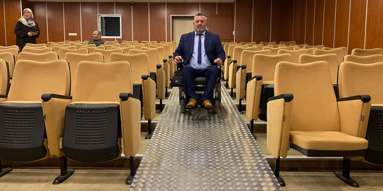 Engelli bireylerin meclis salonuna erişimi kolaylaştı