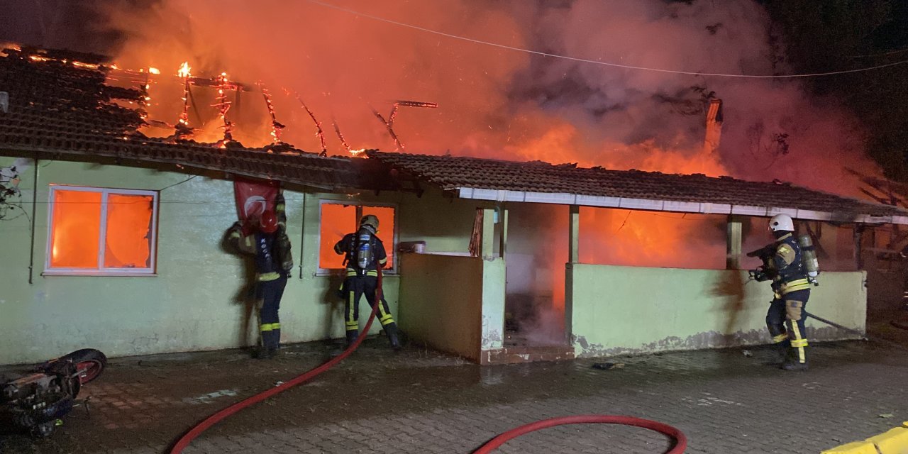 Evi ateş vermişti, tutuklandı