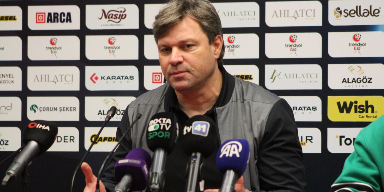 ERTUĞRUL SAĞLAM:  "Süper Lig hedefine ulaşamamanın üzüntüsünü yaşıyorum”