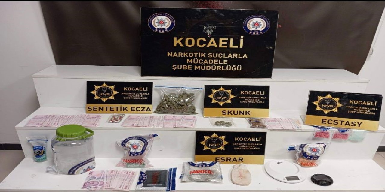 Kocaeli'de uyuşturucu operasyonu