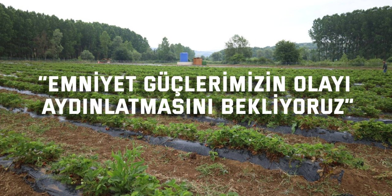 “Emniyet güçlerimizin olayı aydınlatmasını bekliyoruz”