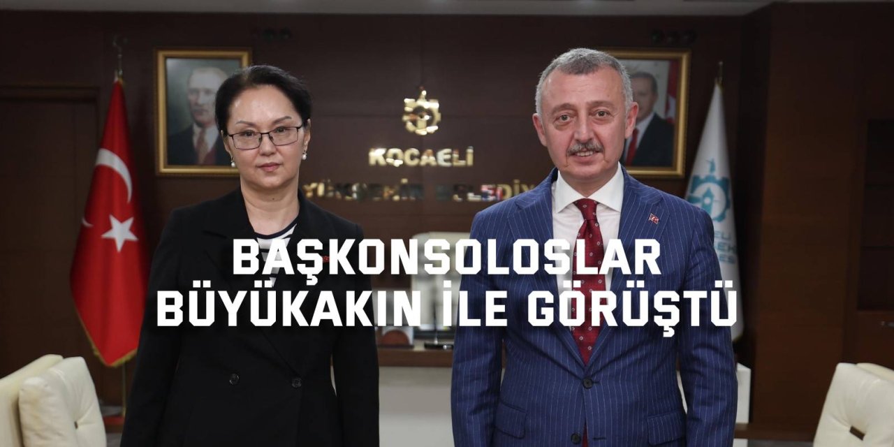 Başkonsoloslar Büyükakın ile görüştü