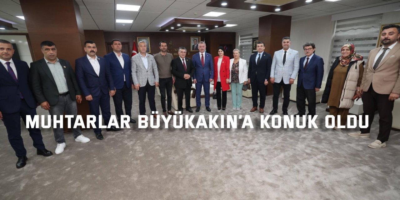 Muhtarlar Büyükakın’a konuk oldu