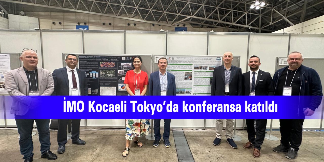 İMO Kocaeli Tokyo’da  konferansa katıldı