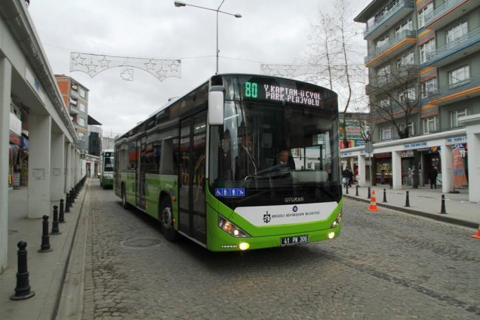 Belediye otobüsleri 7 gün ücretsiz
