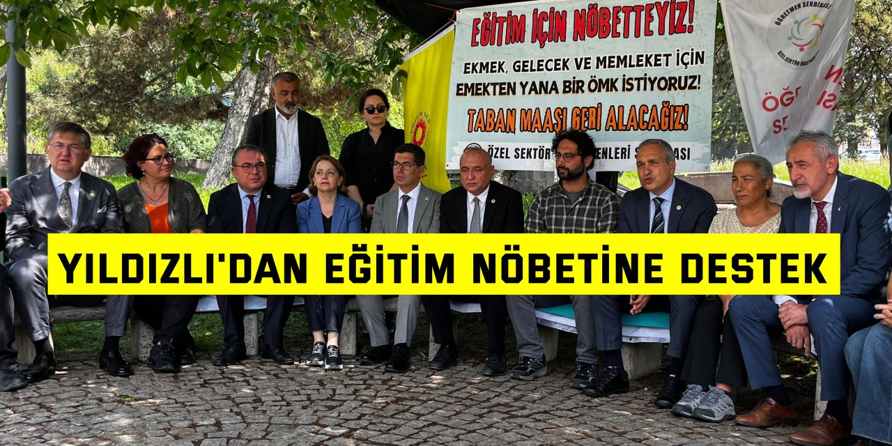 Yıldızlı'dan eğitim nöbetine destek