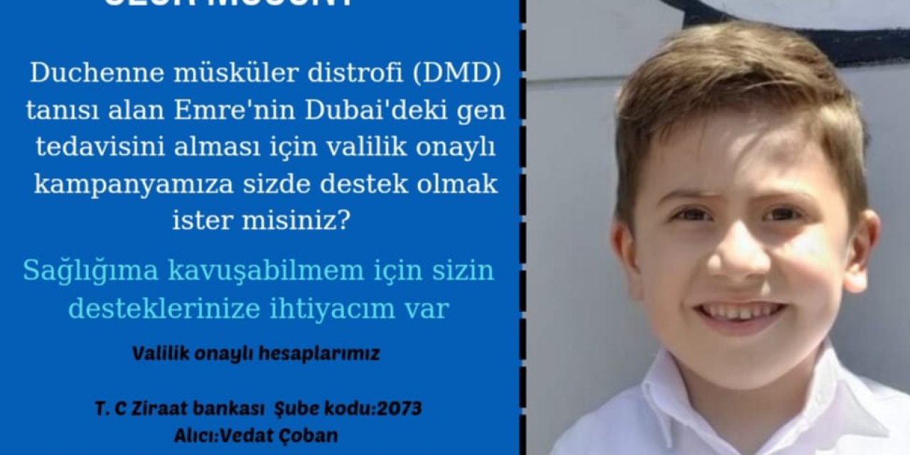 Küçük Emre desteklerinizi bekliyor