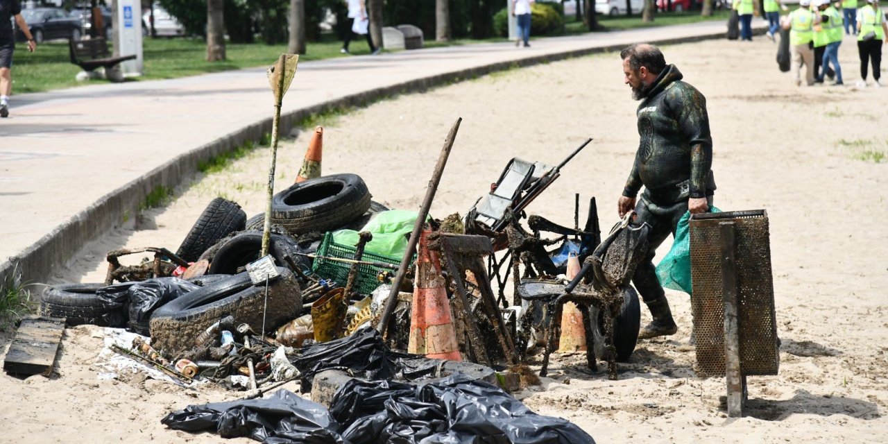 Denizden çıkanlar görenleri şaşırttı