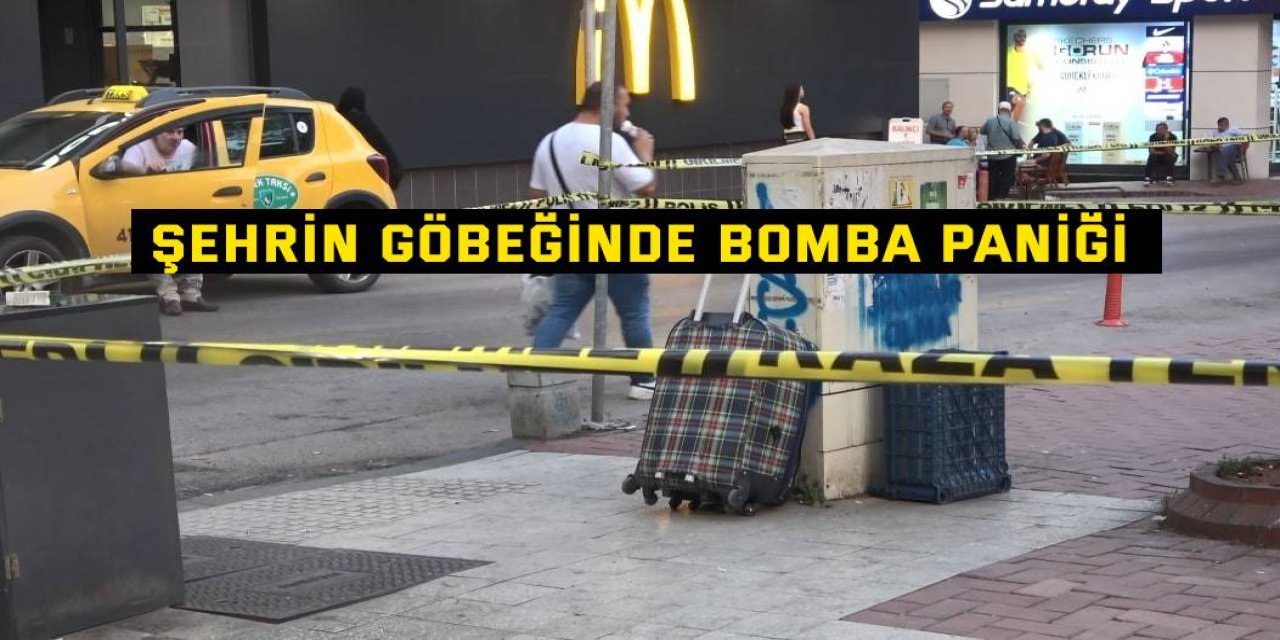 Şehir göbeğinde bomba paniği