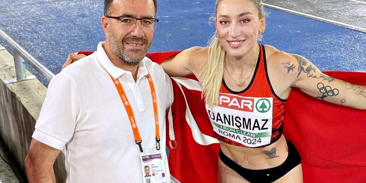 Milli atlet Tuğba Danışmaz rekor kırarak olimpiyat kotası aldı