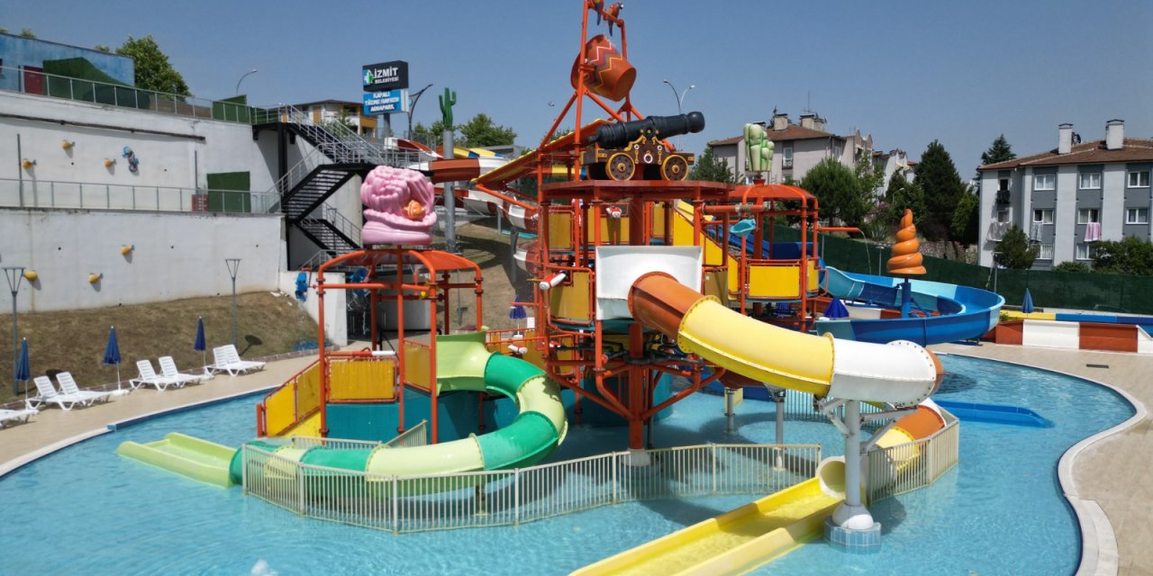 İzmit Belediyesi Aquapark’ı 18 Haziran’da hizmete başlıyor