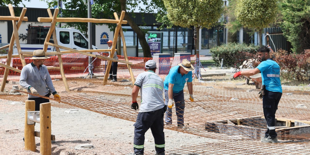 Eskihisar Kalealtı Çocuk Parkı Yenileniyor