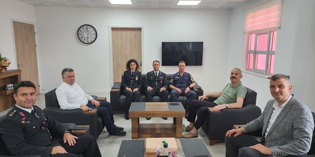 Sezer'den, İlçe Jandarma Komutanlığı’na ziyaret