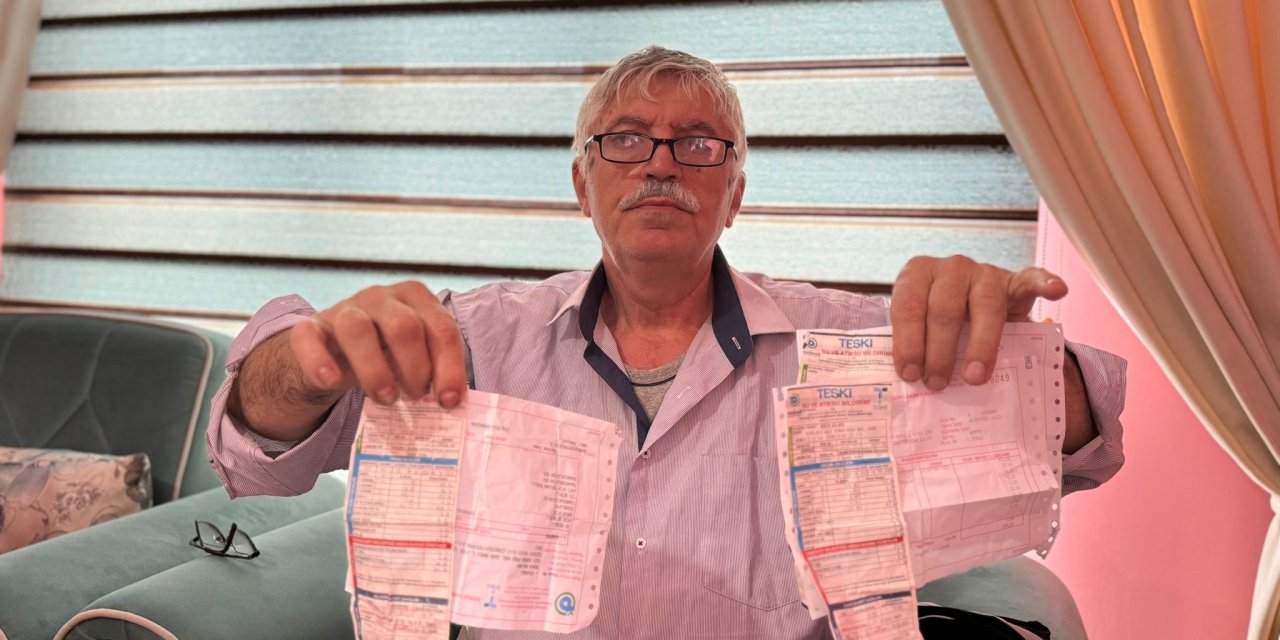 Emekli vatandaşa su faturası şoku