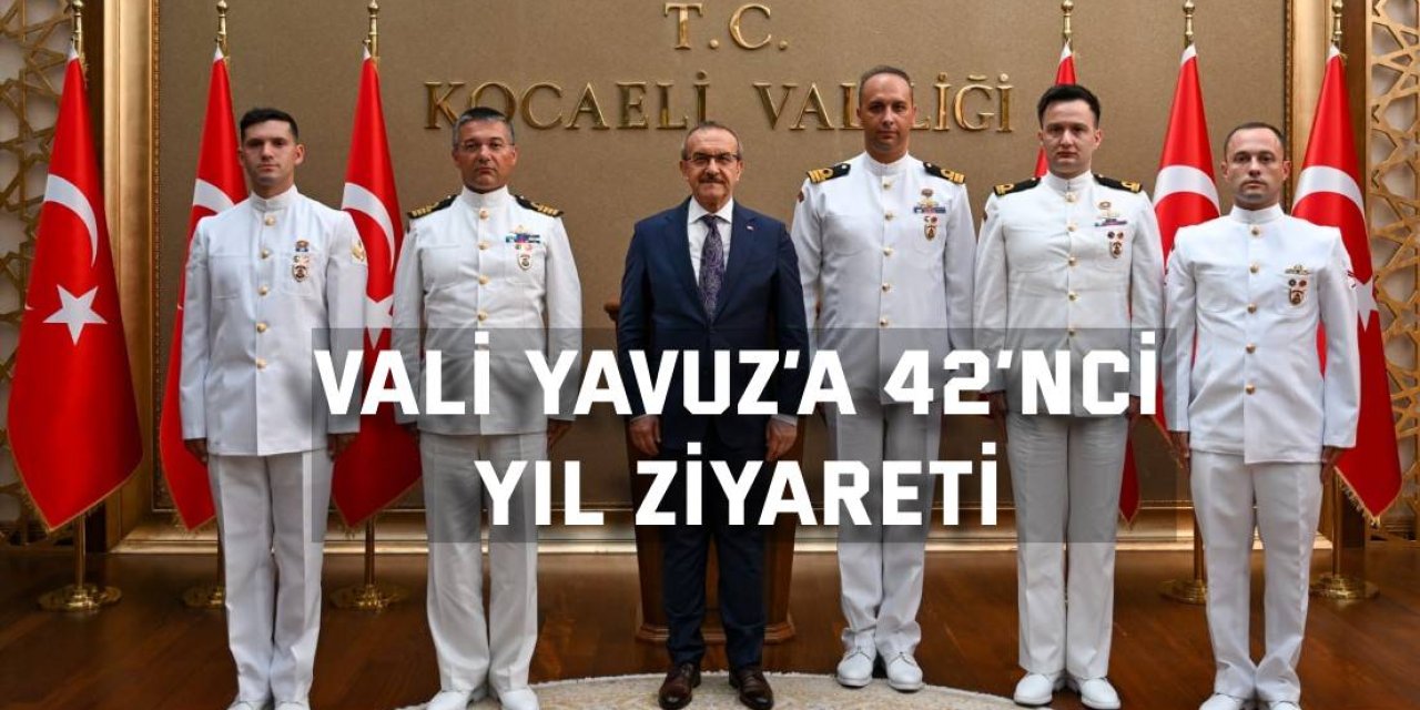 SAHİL GÜVENLİK KOMUTANLIĞINDAN Vali Yavuz’a 42’nci yıl ziyareti