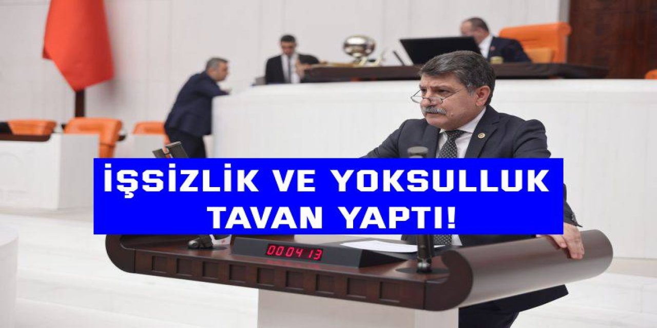 İşsizlik ve yoksulluk tavan yaptı!