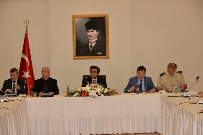 Kaymakamlarla seçim güvenliği konuşuldu