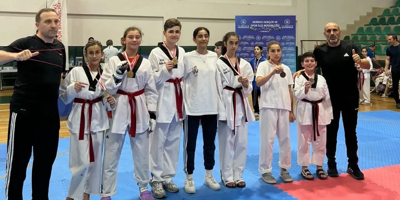 Gölcük Belediyespor Taekwandocuları Kocaeli Şampiyonu