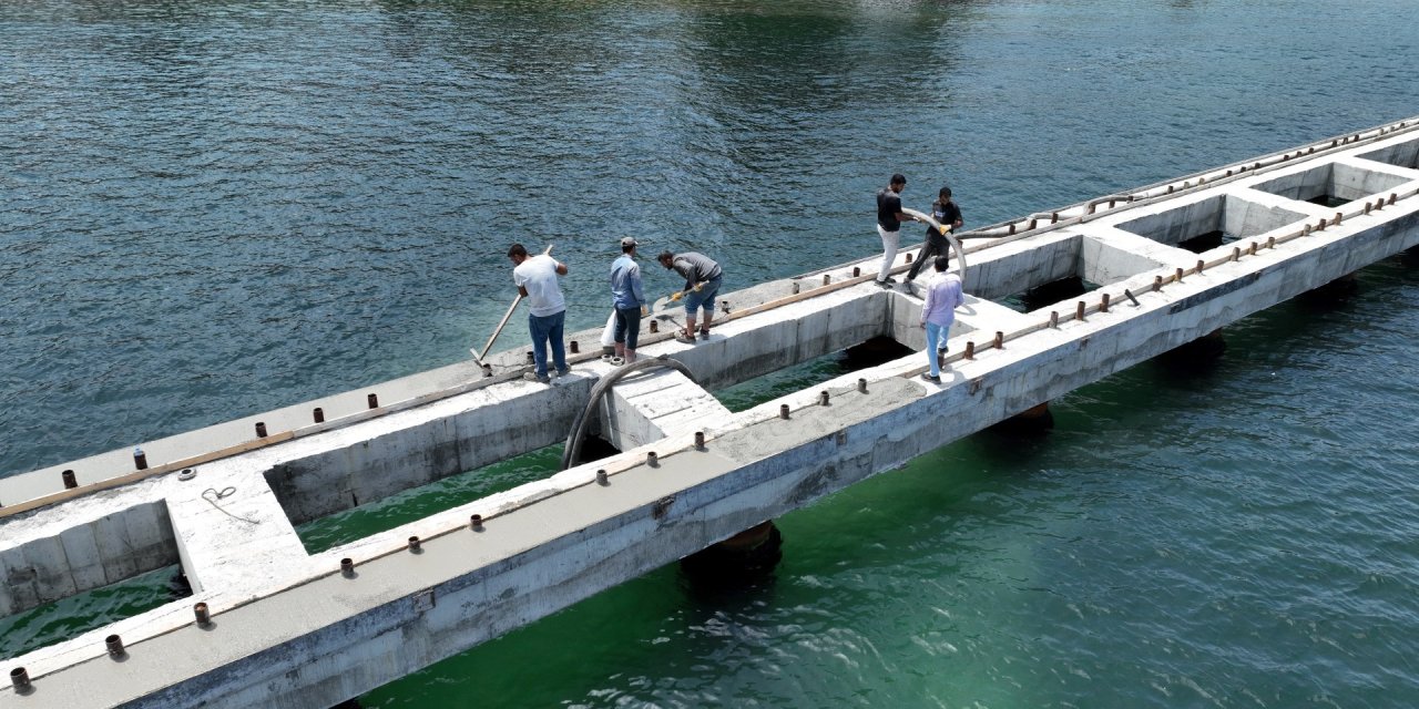 Değirmendere çekek yerinde hummalı çalışma