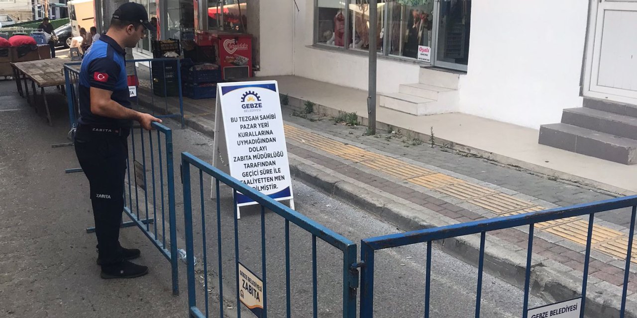 Zabıtadan pazar denetimleri