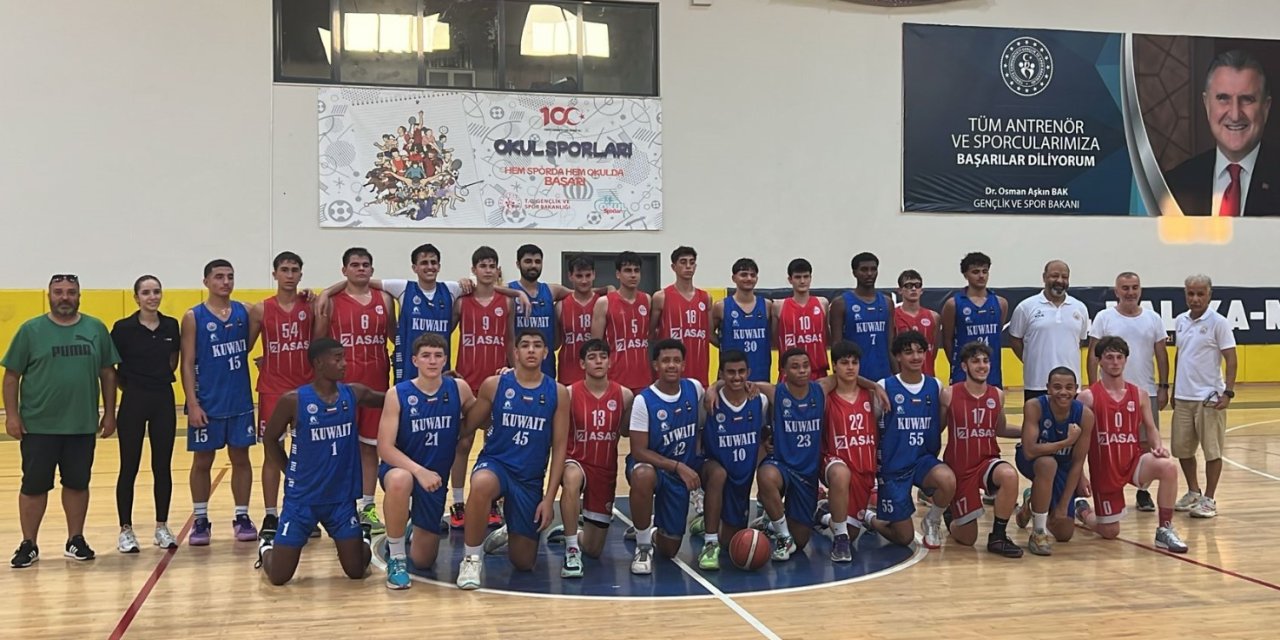 Kuveyt U18 Basketbol Milli Takımı 65-39 yendi