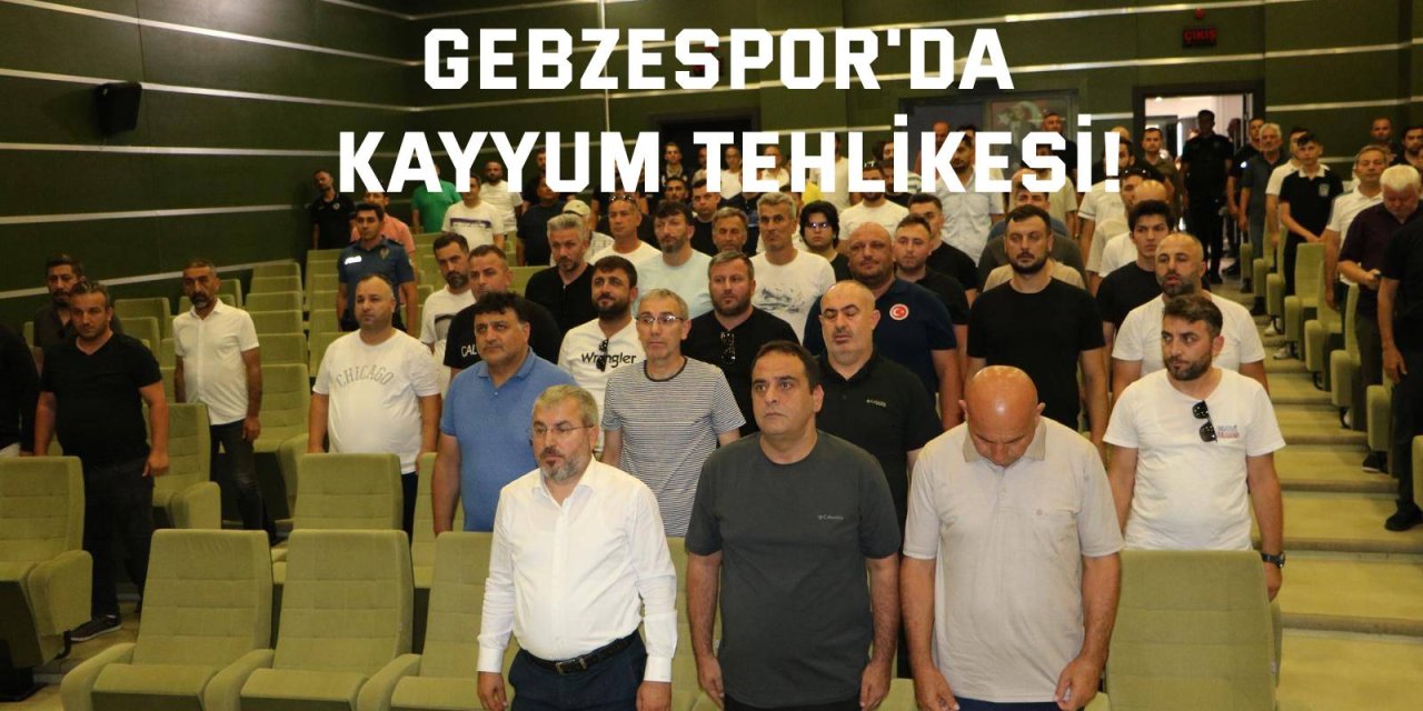 Gebzespor'da kayyum tehlikesi!