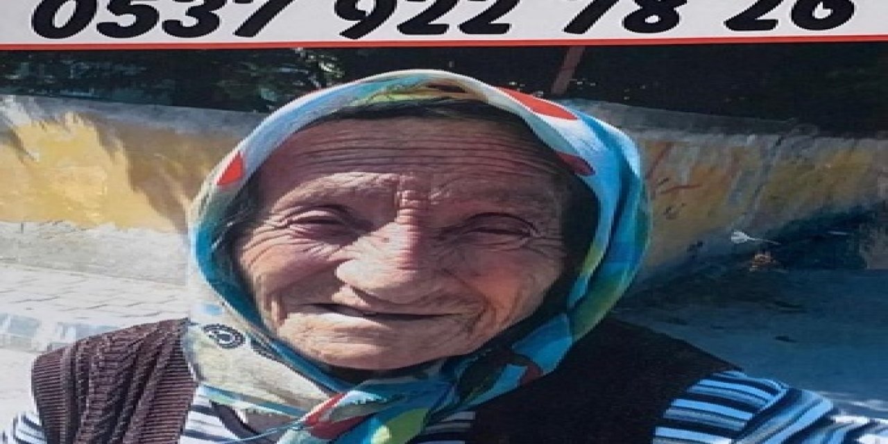 Alzheimer hastası yaşlı kadın 18 gündür kayıp