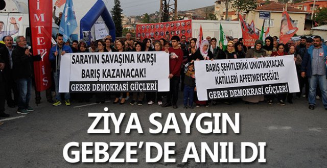 Ziya Saygın Gebze’de anıldı